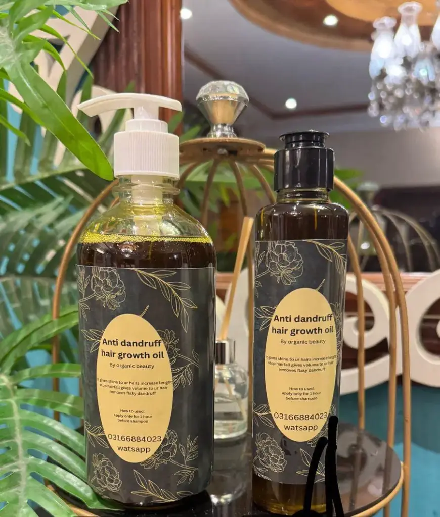 Anti dandruff hair growth oil
