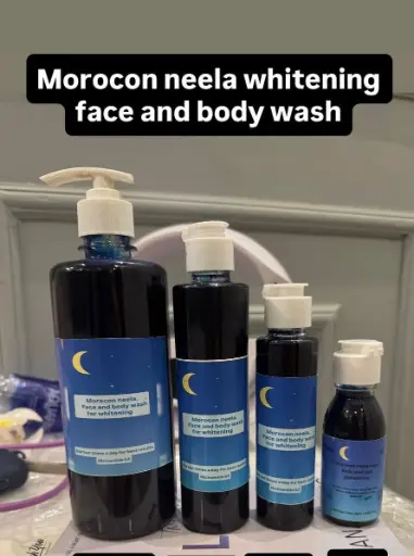 Moroccan neela whitening face and body wash