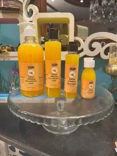 Zafran whitening face and body wash